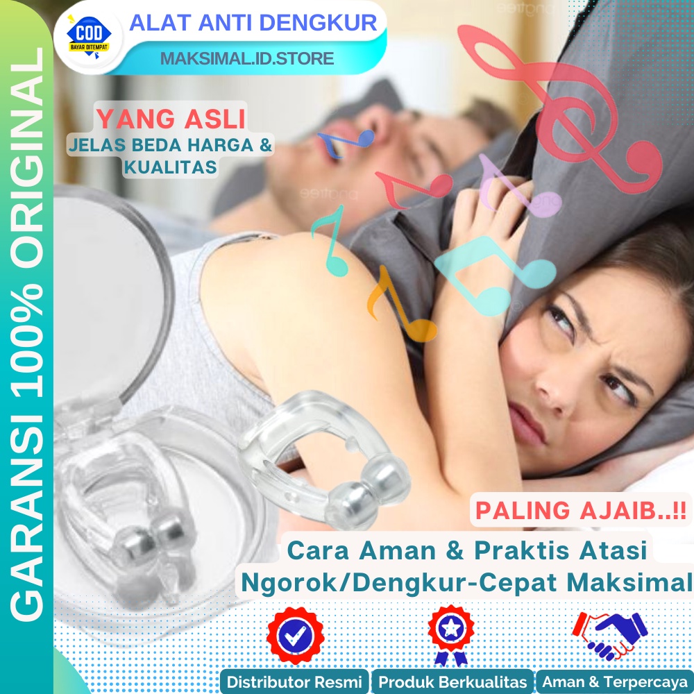 Alat Anti Dengkur Anti Ngorok Noseclip Magnet Klip Hidung Penghilang Dengkur Ampuh