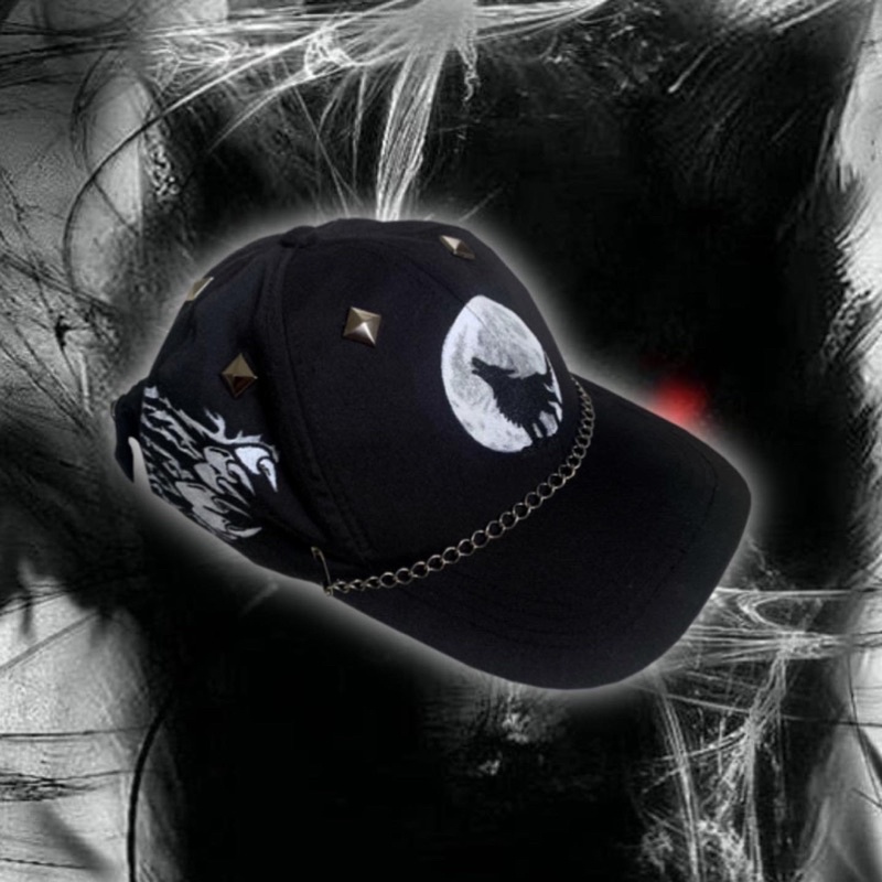 Dark wolf caps || TOPI