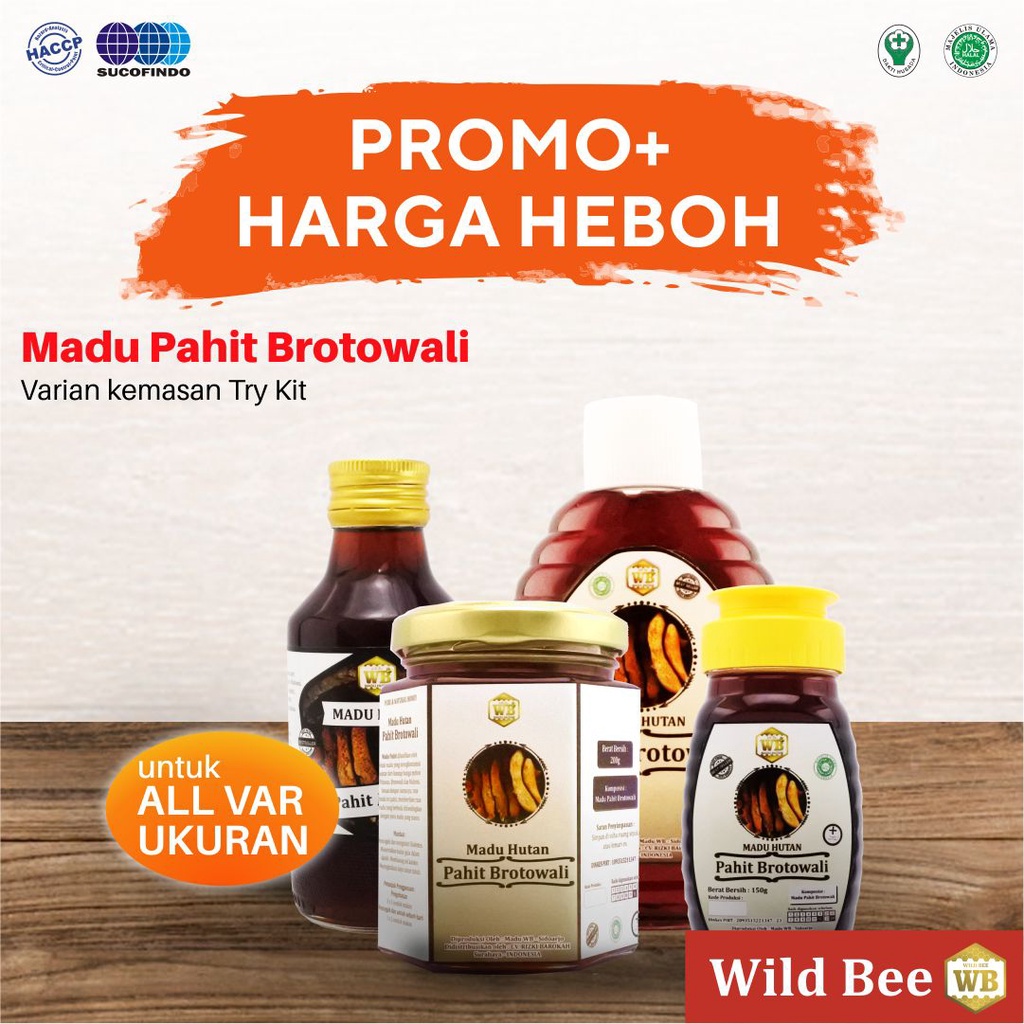 

Madu Pahit Brotowali - Lebah Apis Dorsata - Garansi Murni & Asli 100% - Wild Bee - Kemasan Kecil