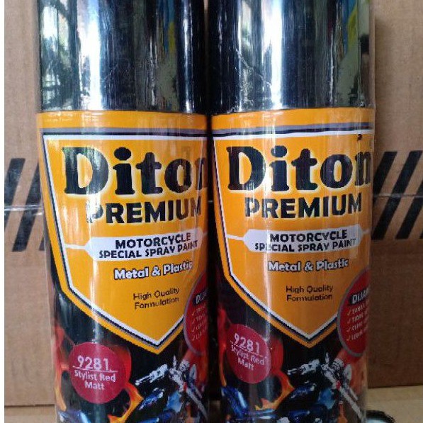 Pilok Pilox DITON Premium H9281* Stylist Red Matt / 9281 Merah Doff Dop Honda (400 cc )