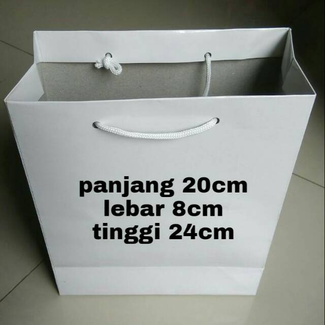 

Paperbag paper bag warna licin premium 20x8x24