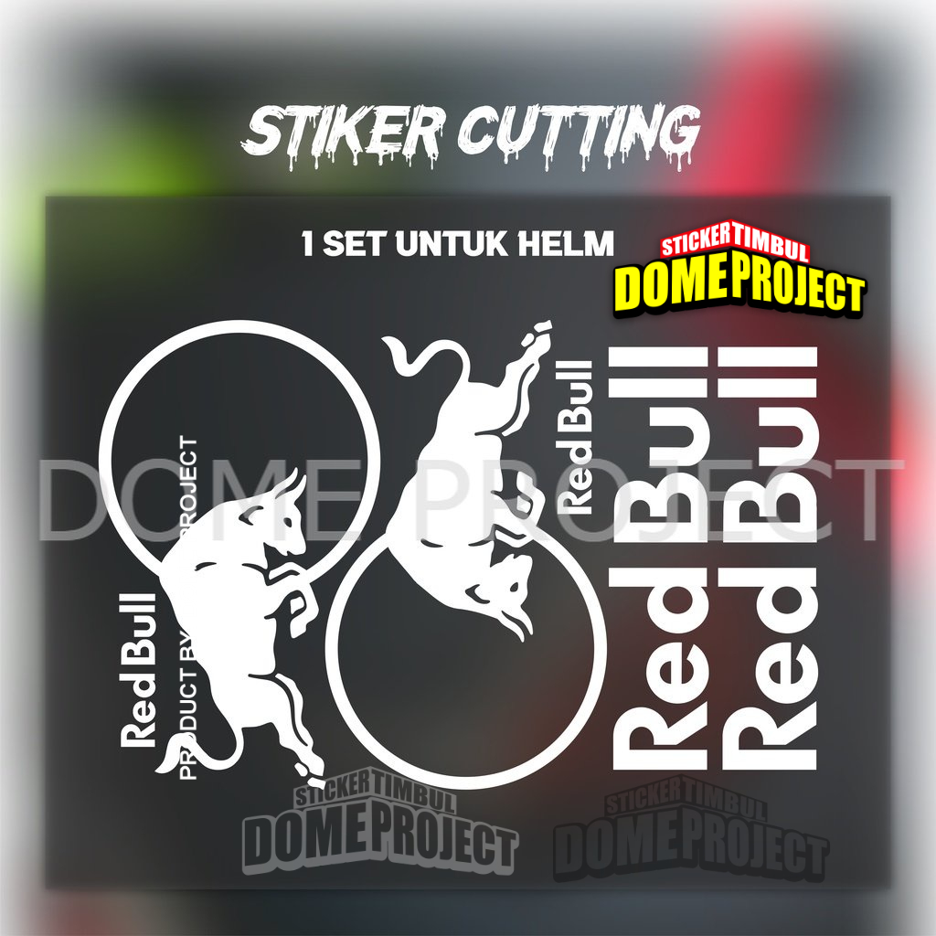 Stiker Redbull Set Stiker Cutting Motor