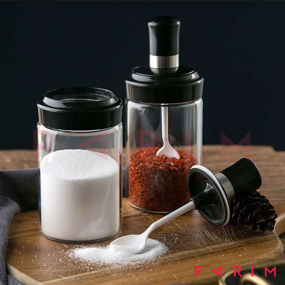 Botol Bumbu Dapur Unik kaca Gula Garam Minyak Goreng Botol Merica YK-135