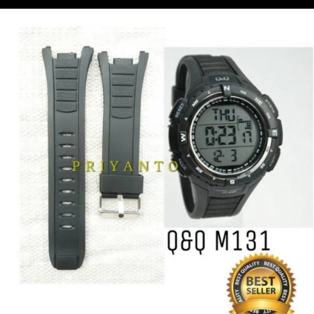 Tali Jam Tangan QnQ Q&amp;Q M131 hitam