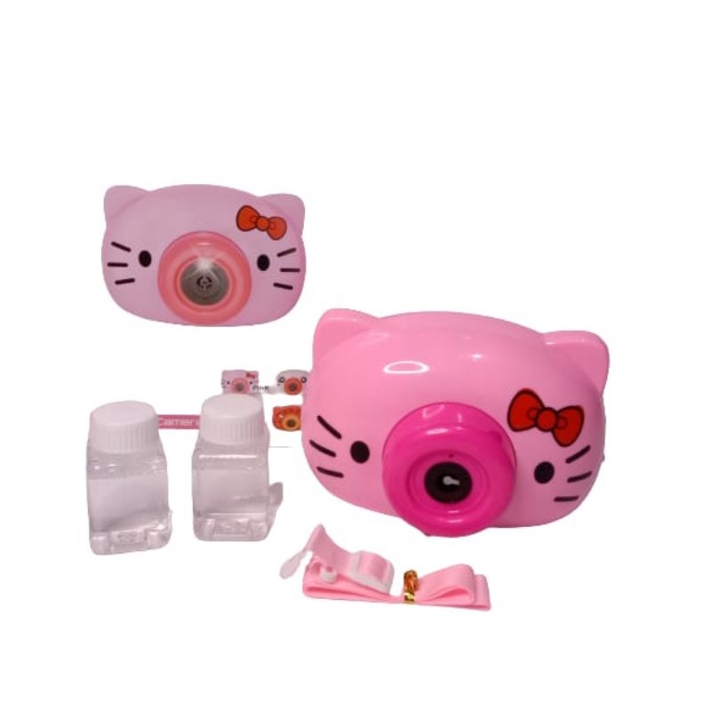 Mainan Bubble Camera Hello Kitty/Mainan Anak Camera Elektrik FU1144