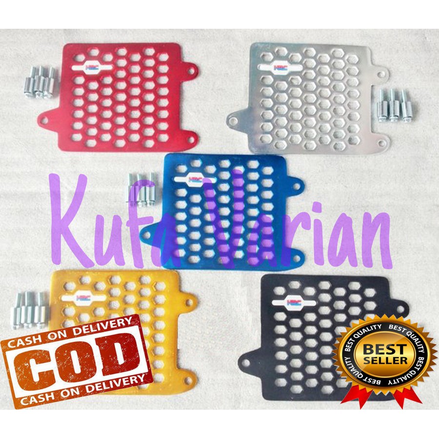 Cover Tutup Radiator Vario 125 / 150 PCX Bahan Besi Tebal Plus Baut Posh import