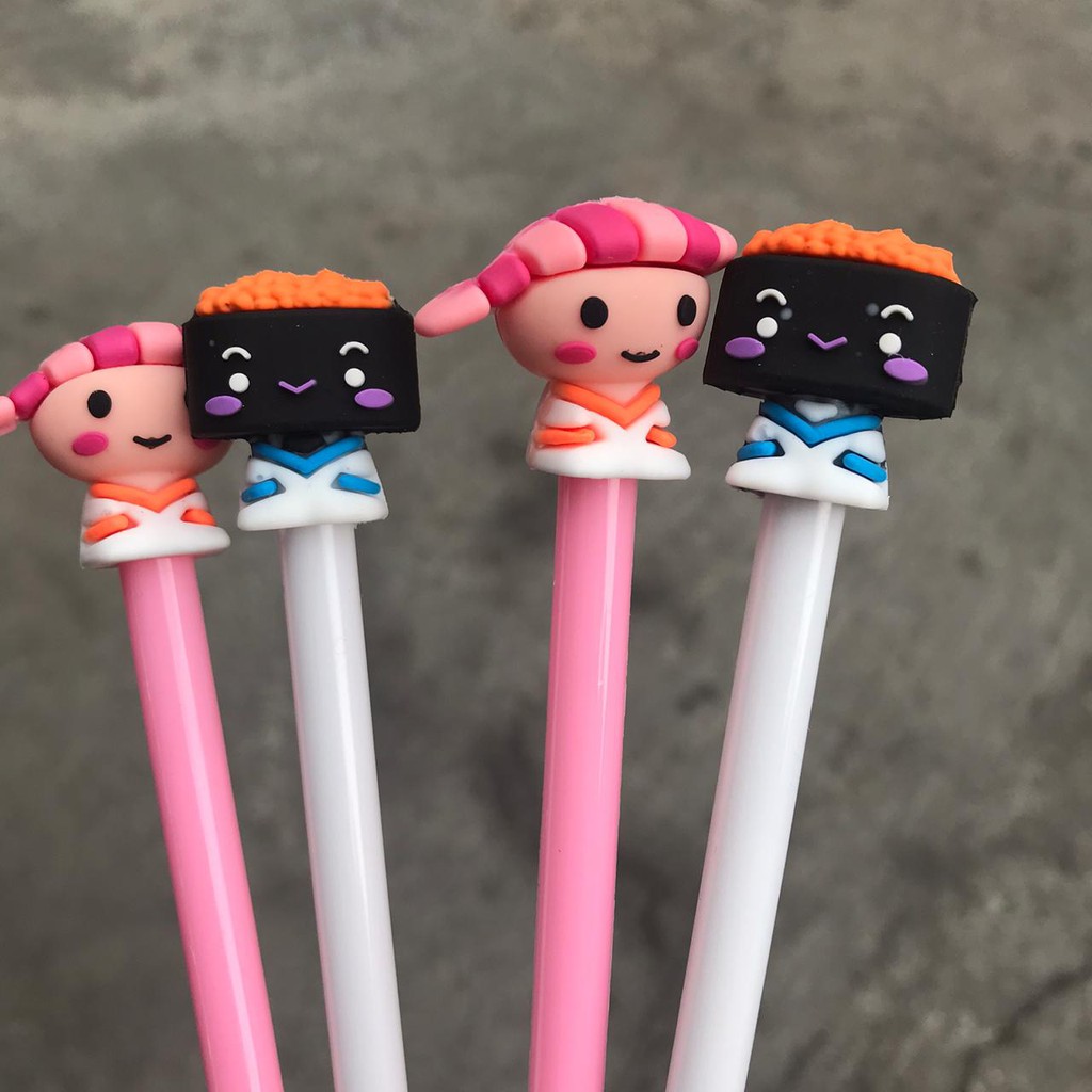 

PEN UNIK SUSHI SASIMI BOLPEN PULPEN GEL SUSHI IMPORT! PENA LUCU IMUT TERMURAH! BISA GROSIR DAN COD!!