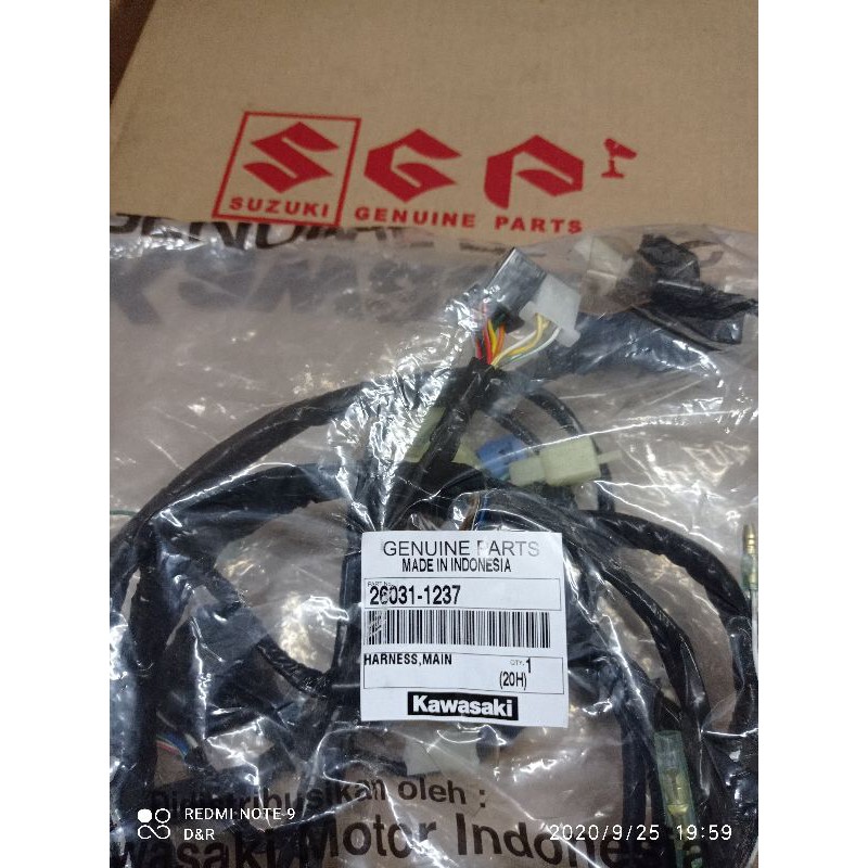 kabel body ninja rr new ori original kawasaki 100%