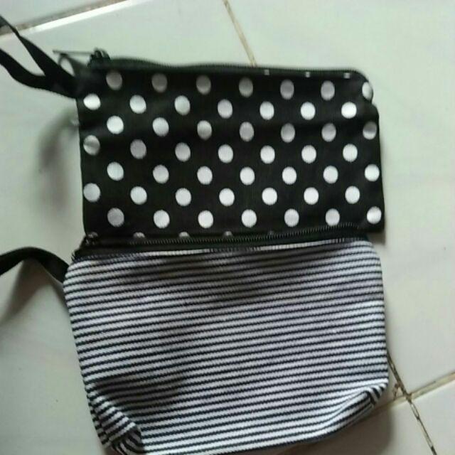 Souvenir Dompet Motif Cantik Canvas Souvenir Pouch Murah