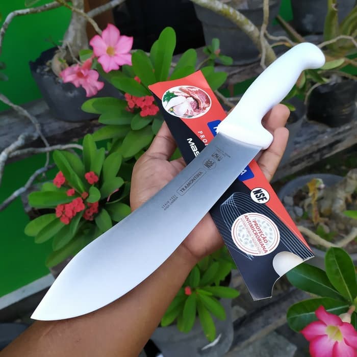TRAMONTINA Pisau Sembelih 8 inchi / 20 cm BUTCHER Bullnose 24611/088 Original Brazil