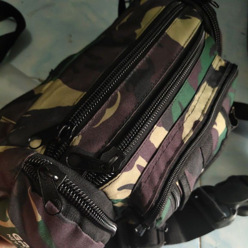 tas selempang pinggang tactical army malpinas tas outdoor