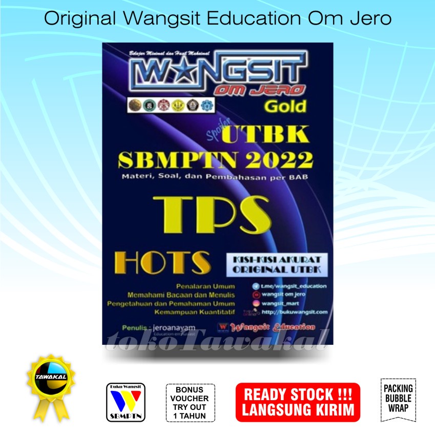 Buku Wangsit SBMPTN 2022 / TPS GOLD