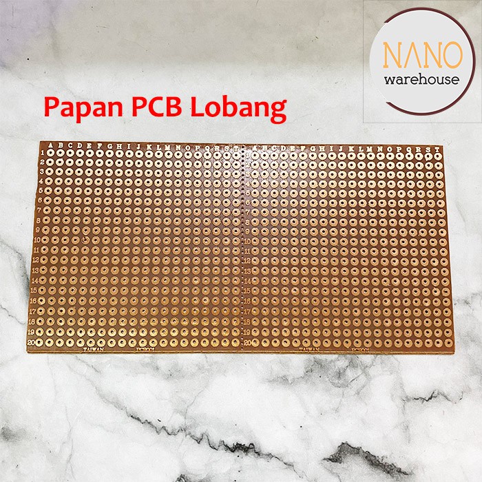 Papan PCB Bolong Lobang Polos IC / PCB Board Dot Matrix Circuit