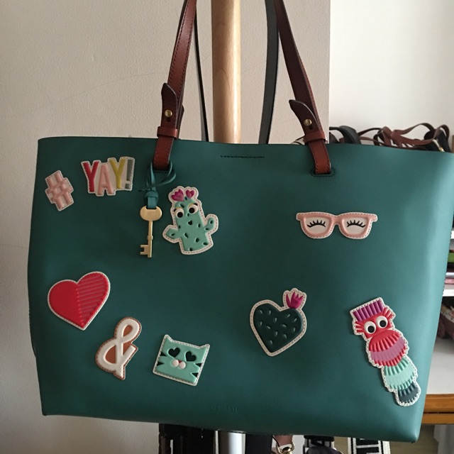 Preloved tas fossil rachel tote