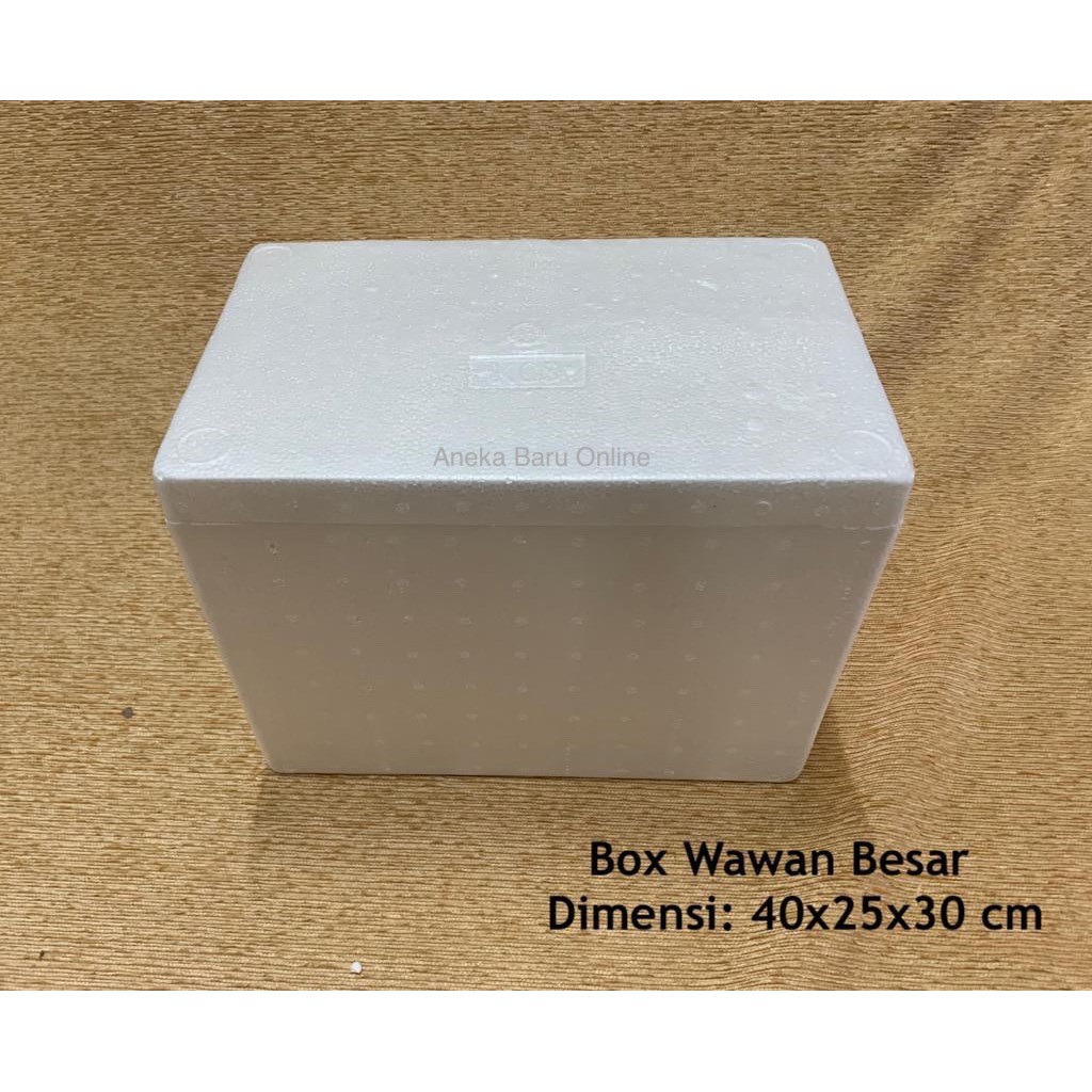 

Wawan BESAR Box Gabus Styrofoam / Sterofoam (40 x 25 x 30cm) - SURABAYA