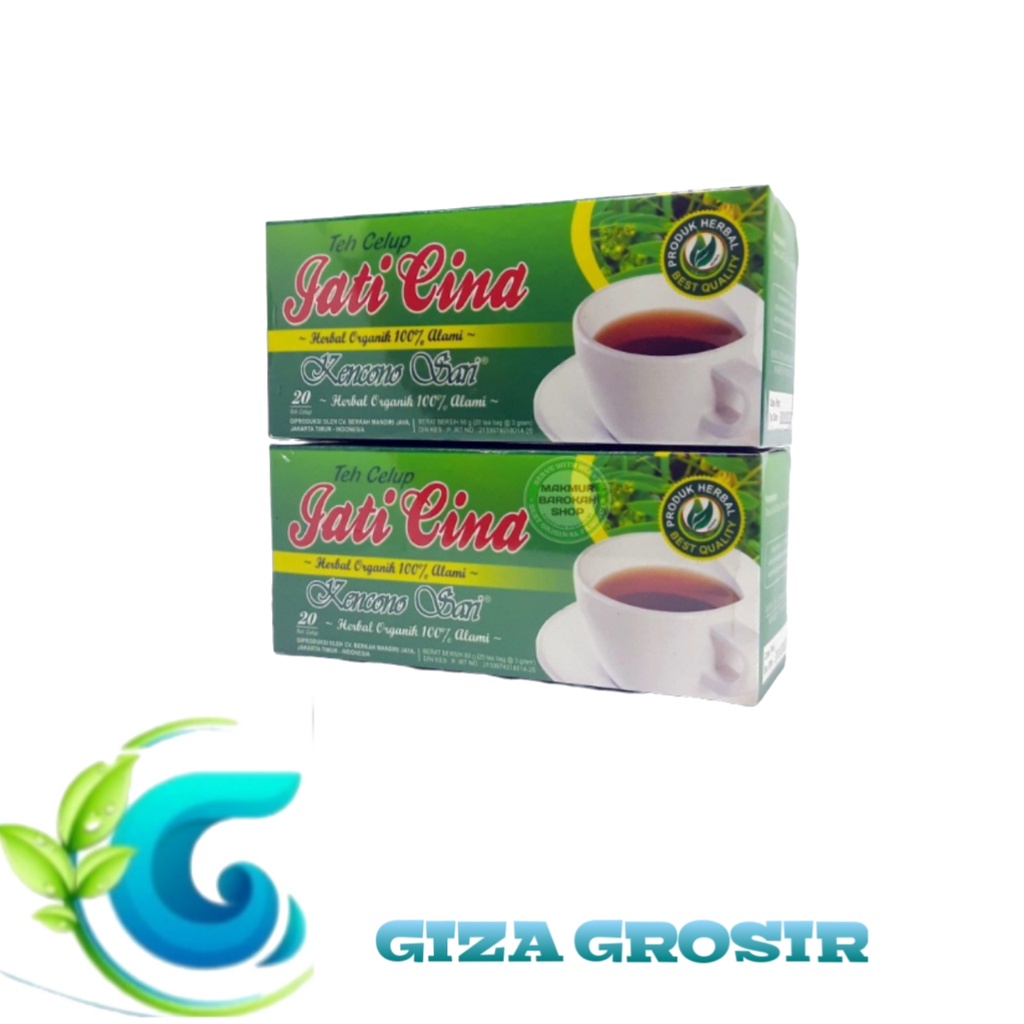

Teh Celup jati Cina Kencono Sari Herbal Alami Isi 20 Sachet ORIGINAL