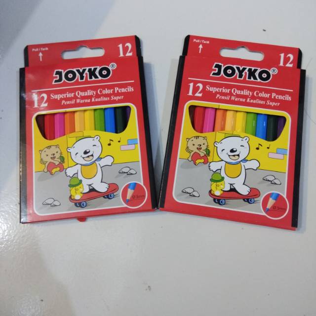 

Pensil warna joyko pendek