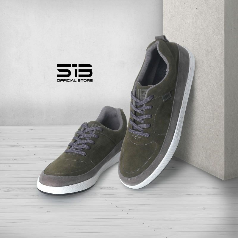 ORIGINAL Sepatu Kulit | Sepatu Kasual Sneaker Pria | Sepatu Kets | Sepatu Distro Sekolah Kuliah Kerj