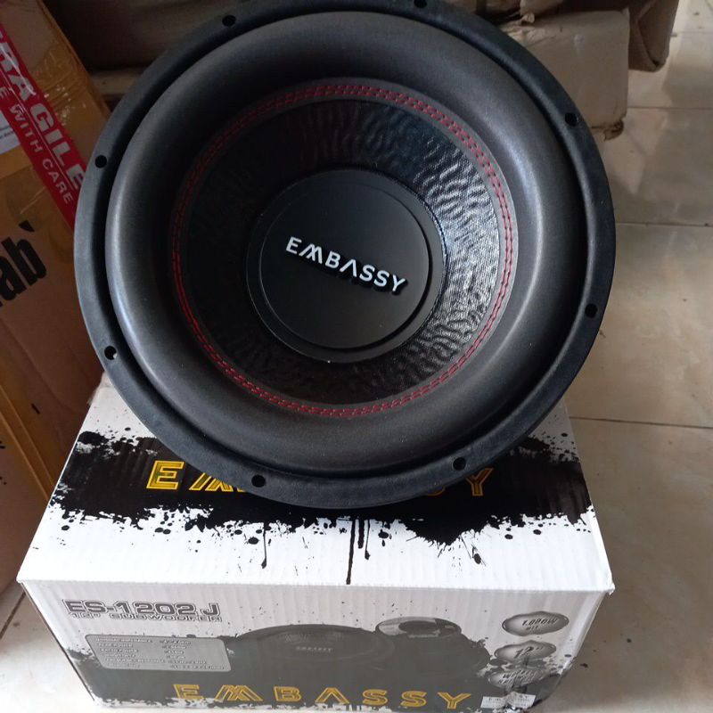 subwoofer embassy ES-1202J 12"