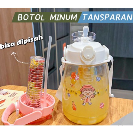 Botol Gemoy Transparan Ukuran 1,3 Liter Murah