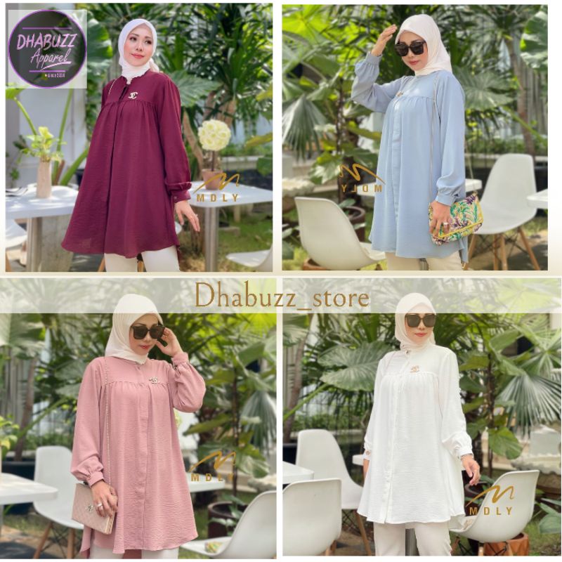 MDLY10 BAJU ATASAN WANITA DIANA TUNIK BY MDLY 3088