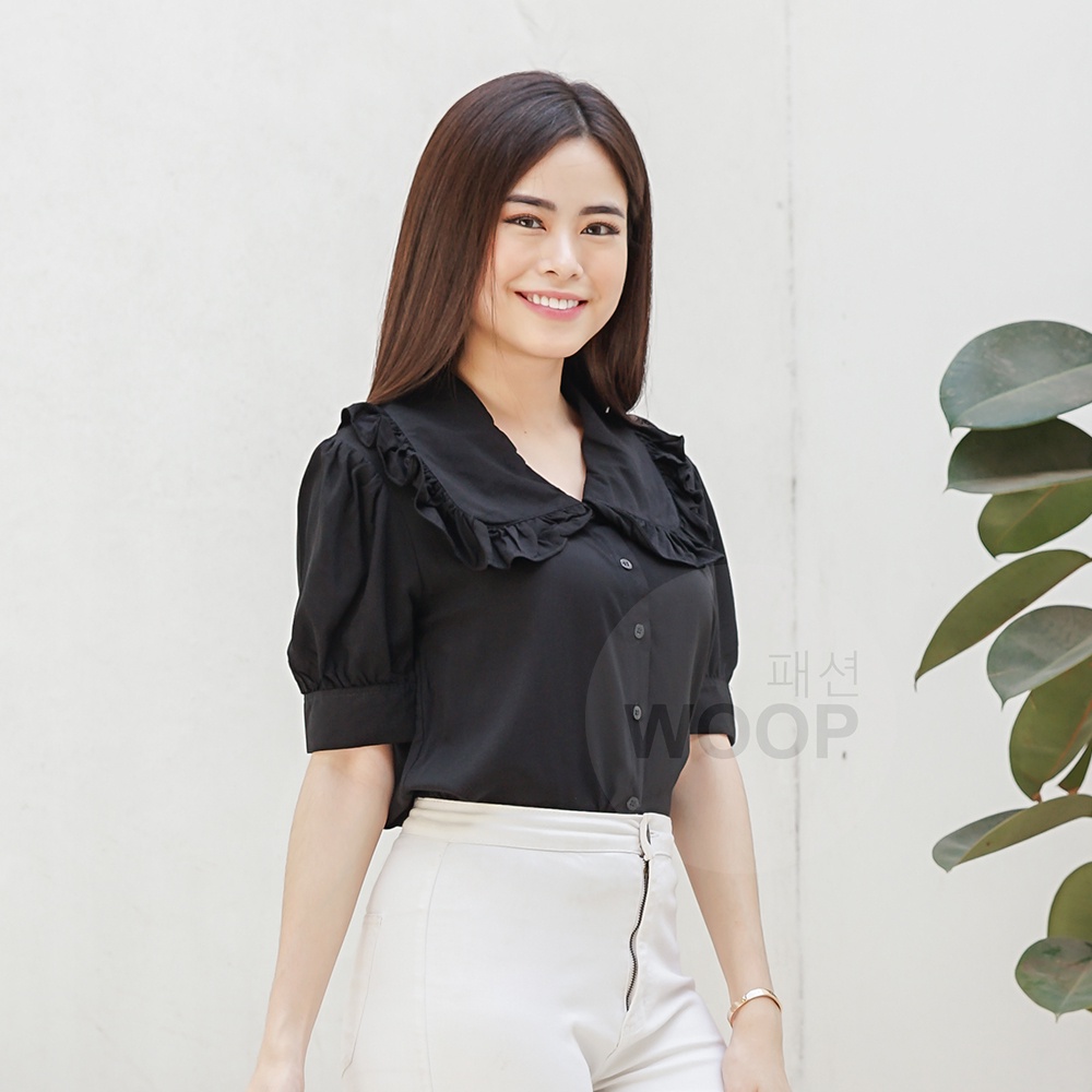 Charise Collar Blouse Atasan Wanita Top