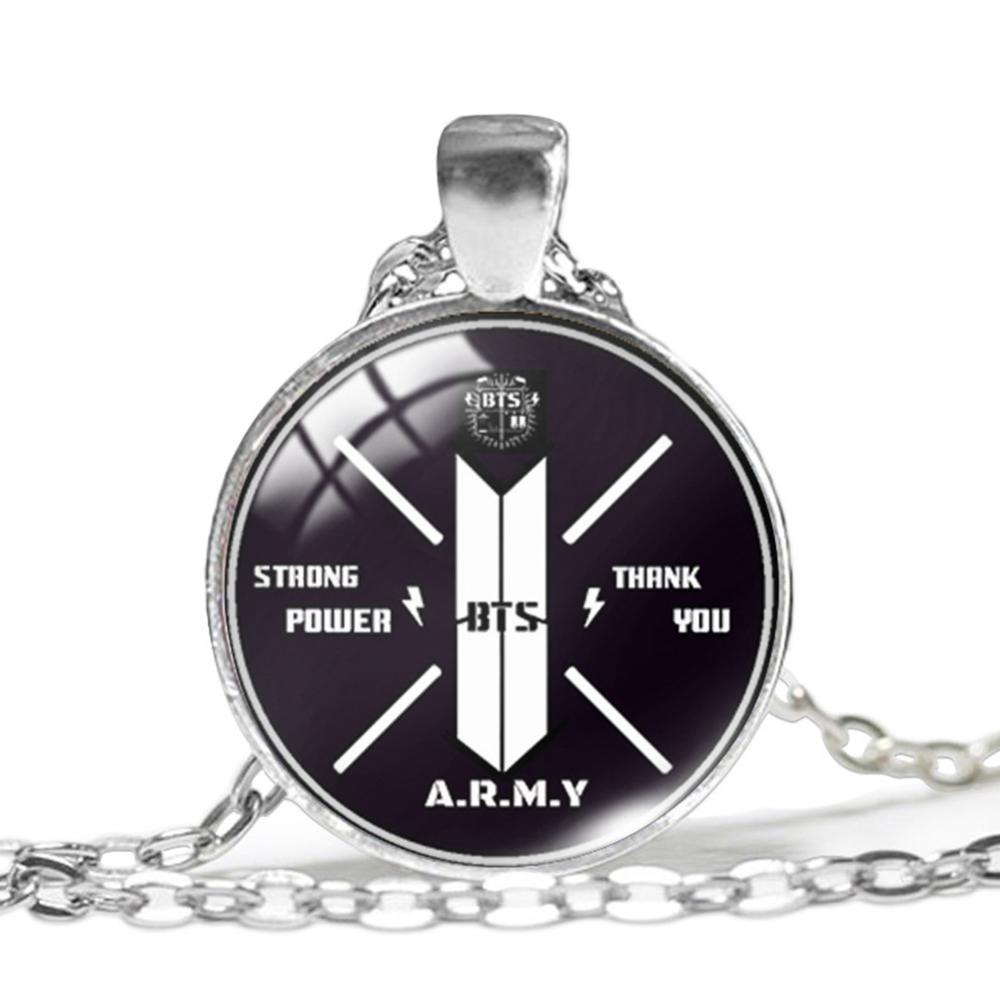 Timekey Kalung Rantai Alloy Liontin KPOP Bangtan Boys BTS Untuk Pria / Wanita E3J4