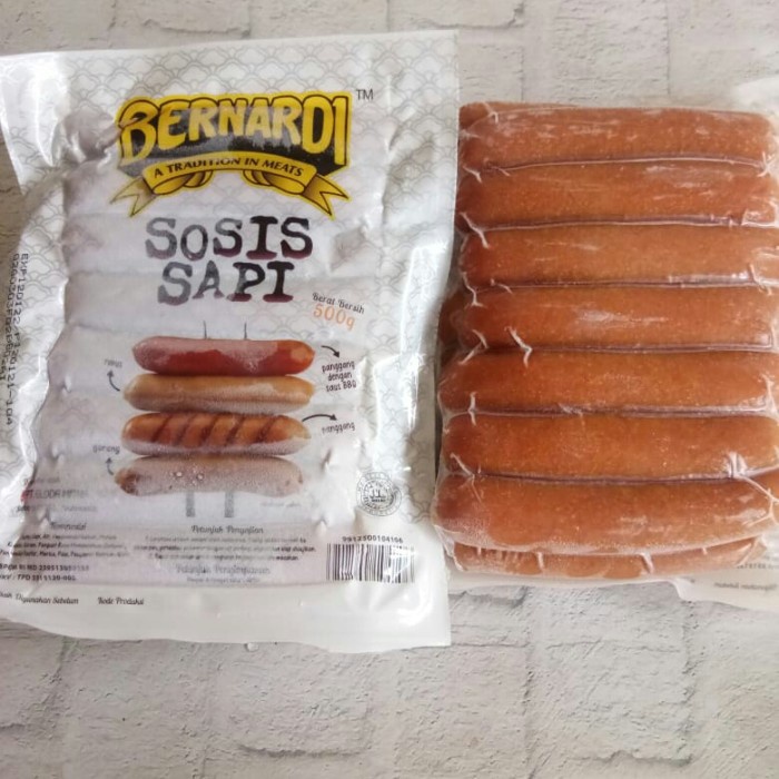 

sosis sapi bernardi premium 500gr--10cm