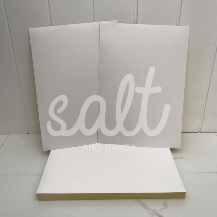 Kertas Sticker HVS A4 / Sticker Doff A4 - 100 lembar