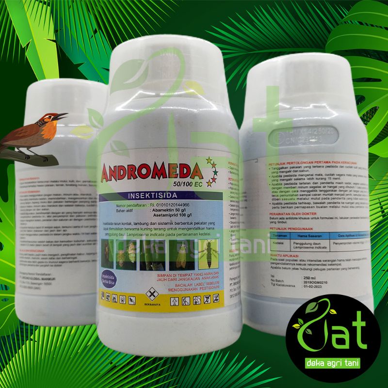 INSEKTISIDA ANDROMEDA 50 100 EC 250ML bahan aktif abamectin dan Asetamiprid