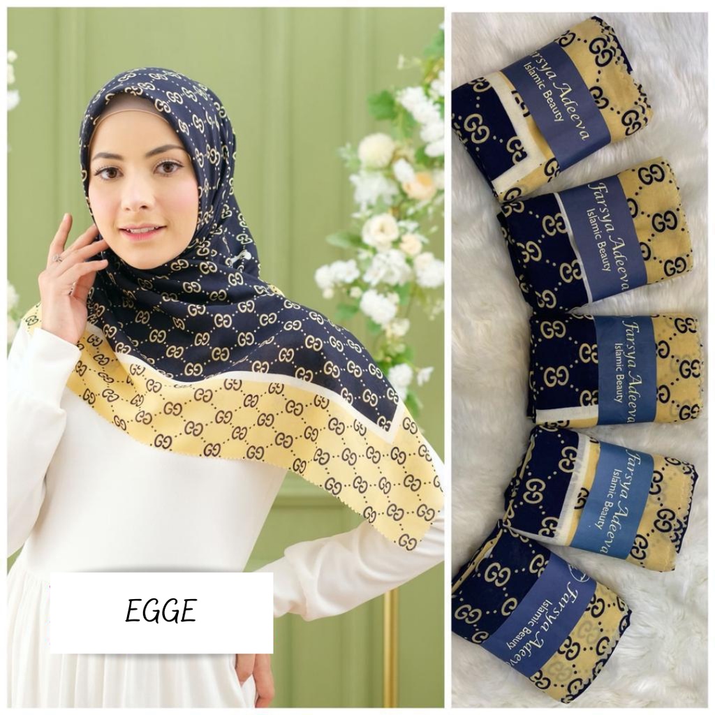 COD PROMO DENAY KW HIJAB SEGIEMPAT VOAL MOTIF / JILBAB DEENAY KW MOTIF TERMURAH-EGGE