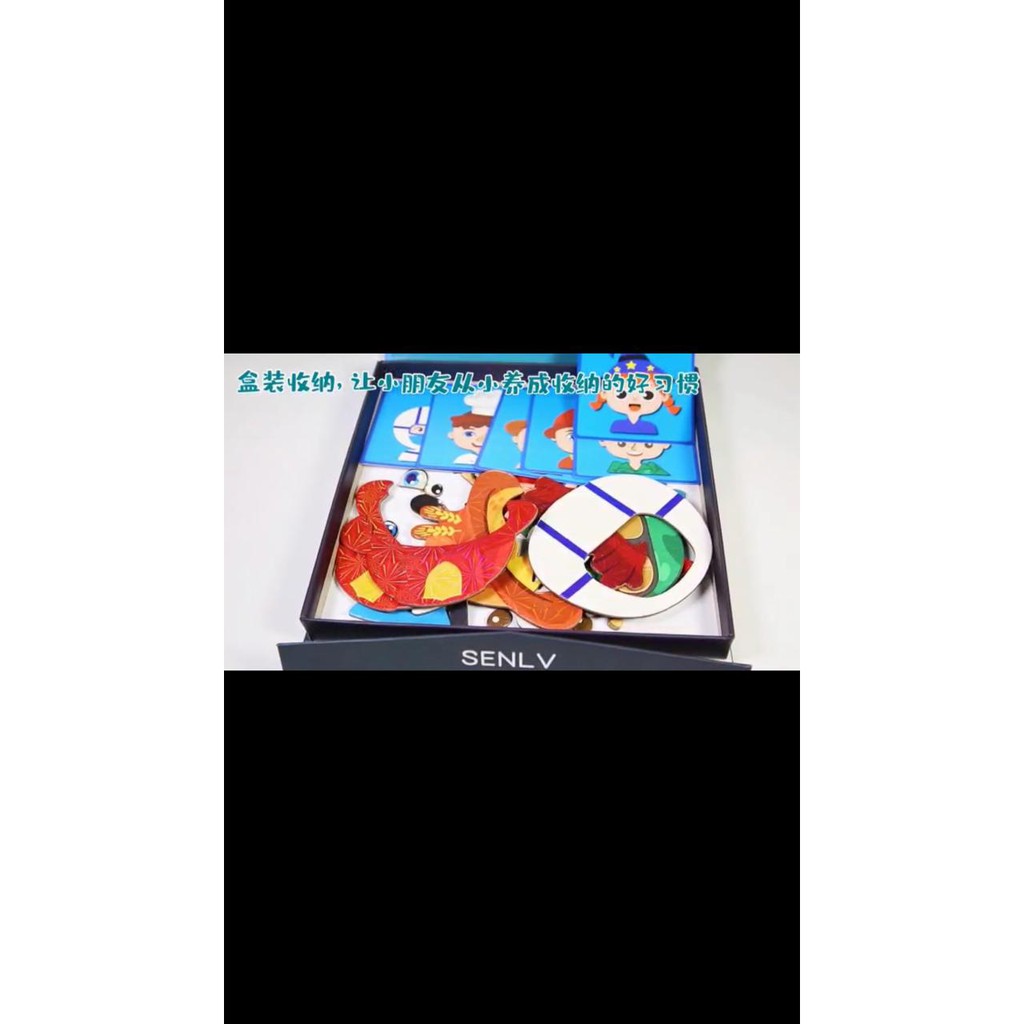 [Js18](PUZMAGNET)Mainan Anak Magnetic Puzzle Book / Mainan Edukasi Anak / Puzzle Magnetic