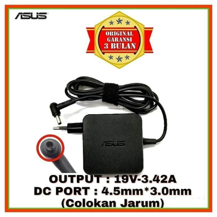 Adaptor Charger Original Laptop Asus PRO 19V-3,42A Pin Central (JARUM)