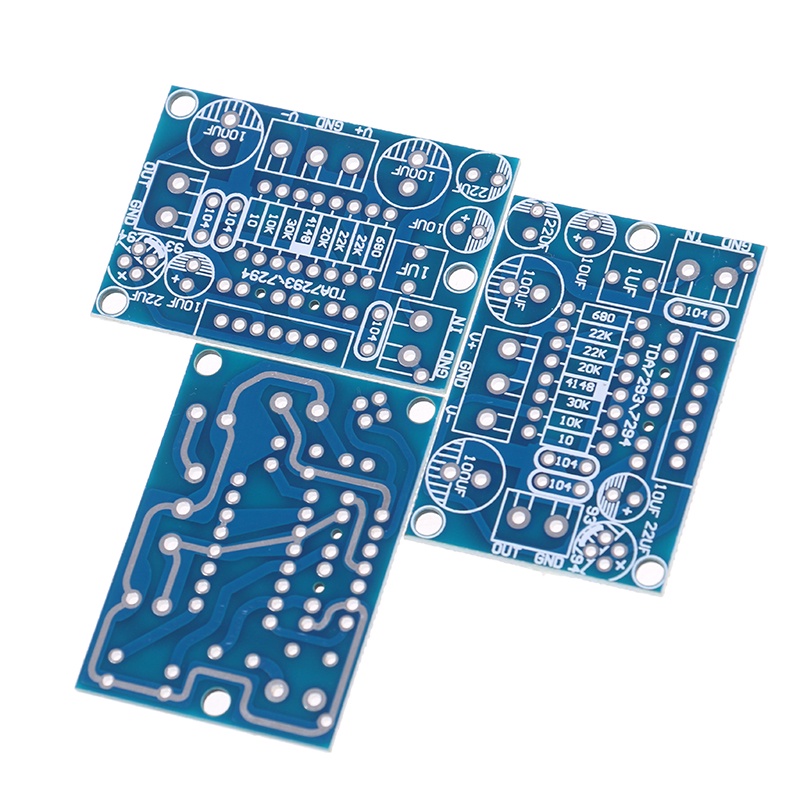 3pcs Papan Sirkuit PCB Bare Amplifier Mono Channel TDA7293