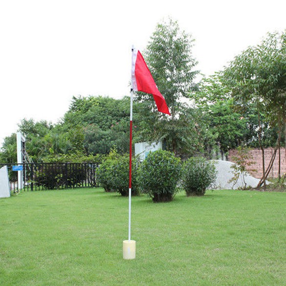 Backyard Practice Golf Hole Pole Cup Flag Stick Putting Green