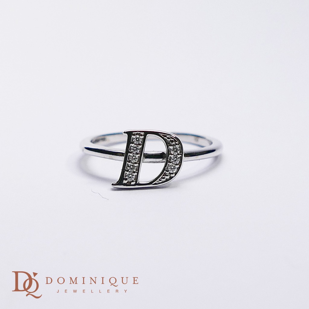 

Dominique Jewellery - Ladies Ring Diamond Alphabeth D