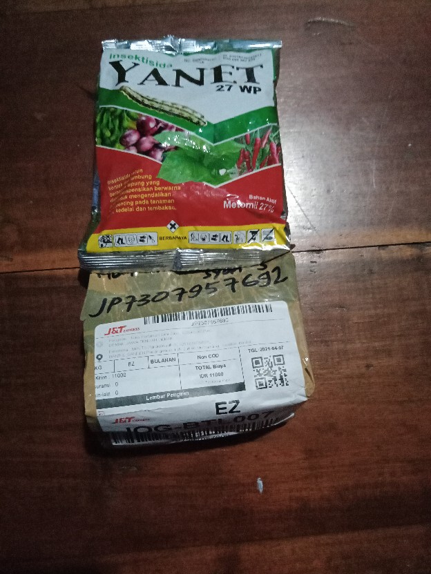 Insektisida Yanet Metomil 27wp 100gr