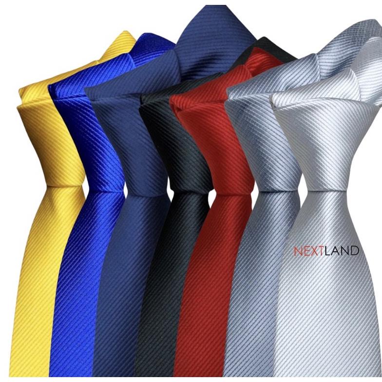 Dasi Pria Formal Dasi Hitam Merah Maron Navy Hijau Biru Abu Abu Silver Biru Elektrik Deep Navy Dasi