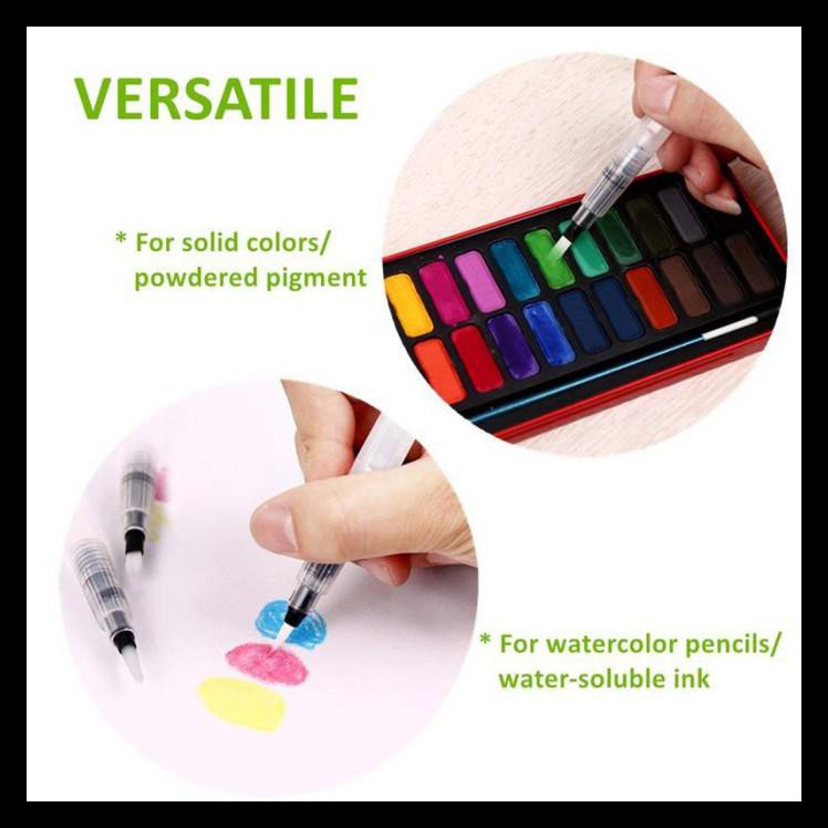 

Ready 6Pcs / Set Pen Brush Untuk Melukis / Menggambar Air