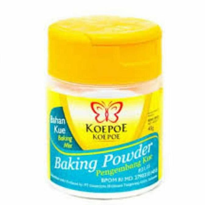 

Toko-Bahan-Kue- Baking Powder Koepoe Koepoe 45Gram -Terlengkap-Termurah-Dijamin.