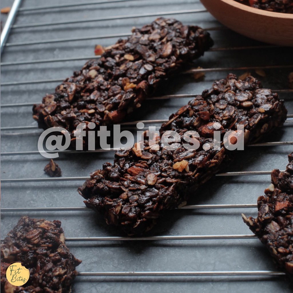 

FIT BITES Premium Granola Bars - Dark Chocolate