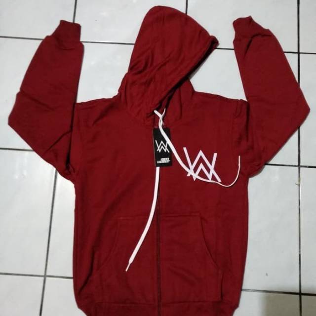 jaket alan walker anak (hitam, navy, merah)