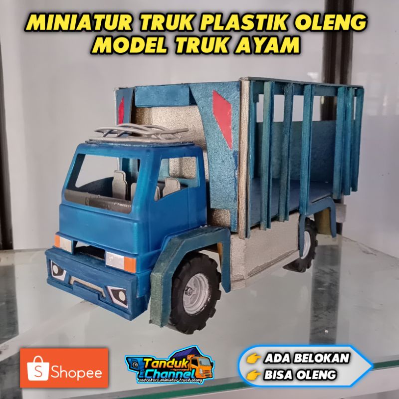 Miniatur Truk Plastik Ayam