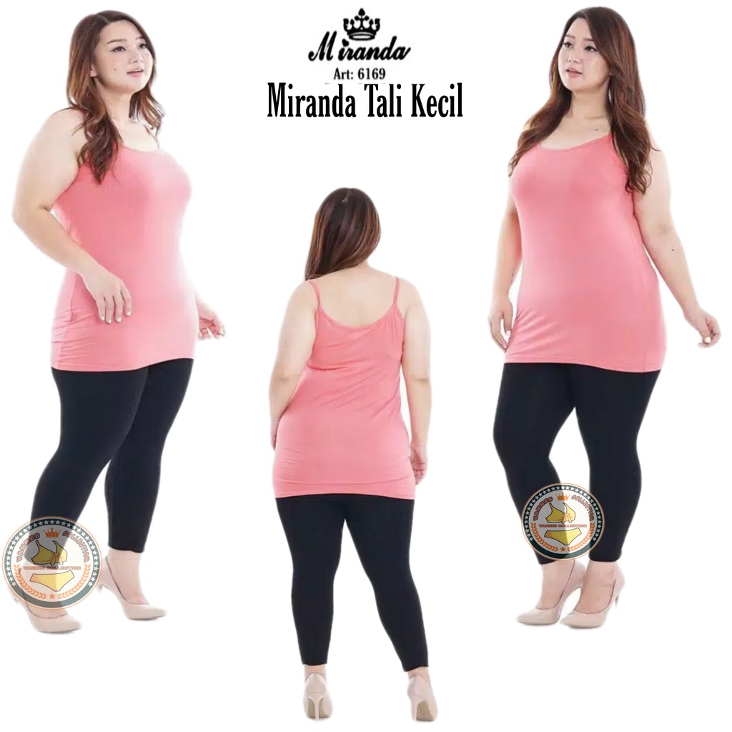 MIRANDA -TANKTOP  Tali Kecil Super Jumbo XXXL-Tengtop Wanita Jumbo XXL