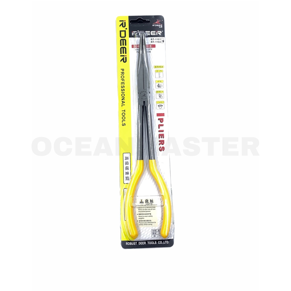 Long Handle Bending Nose Plier R’Deer 11”,Long Handle Long Nose Plier R’Deer 11”