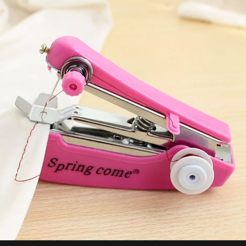 Alat Jahit Mini Portable Merk Spring Come Mesin Jahit Tangan Mini Starpless Spring Come