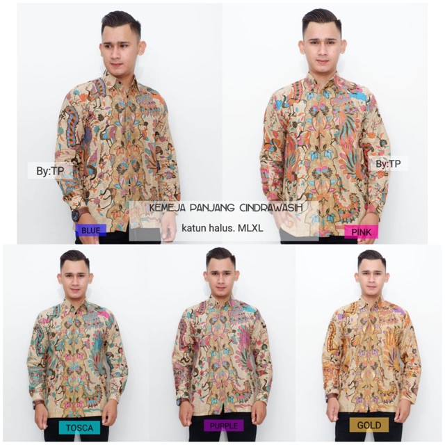 Kemeja Batik Solo Cendrawasih