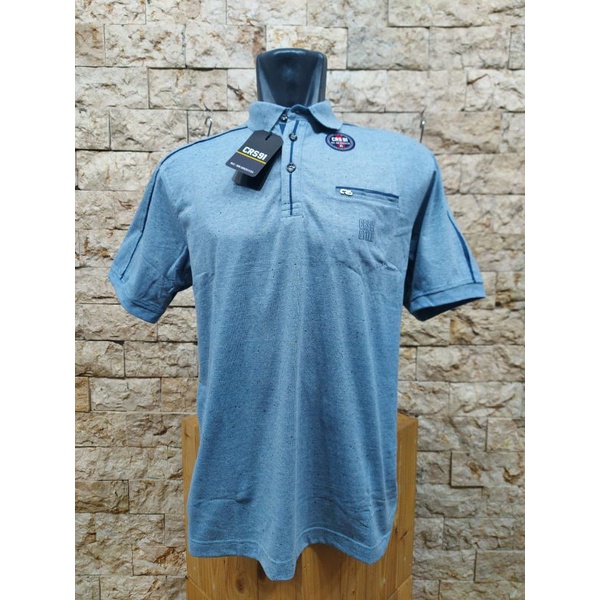 Alfath Collection// Kaos Kerah Pria KR CRS Misty Drop Pepping 5 Color size L-XXL//Model Kaos Kerah