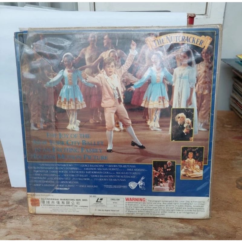 Kaset Laser disc The Nutcracker