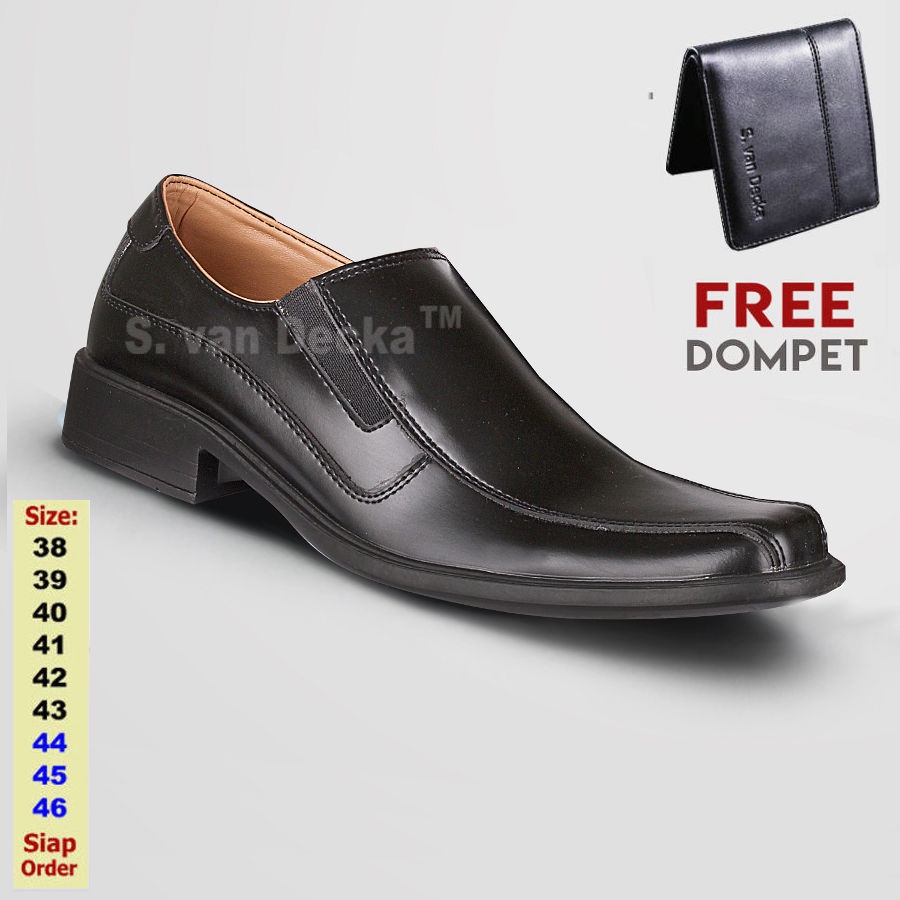 Sepatu Pria S.van Decka D-TK018X + Bonus Dompet